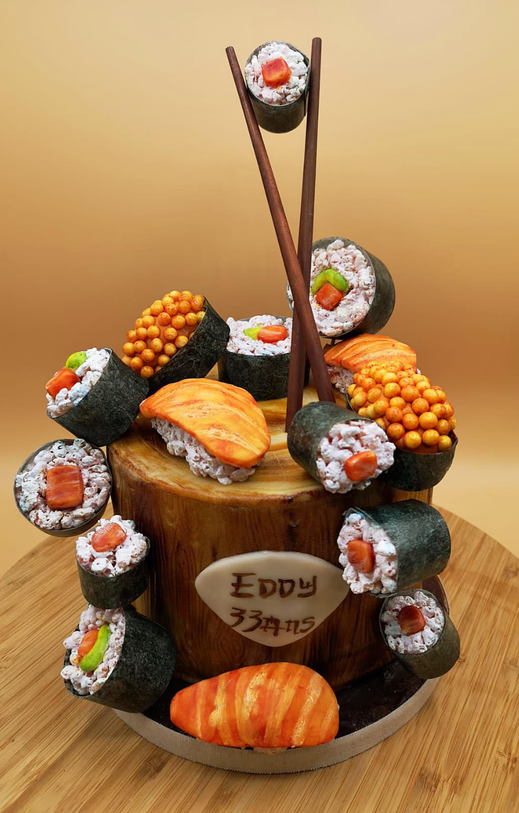 Gâteau sushi anniversaire